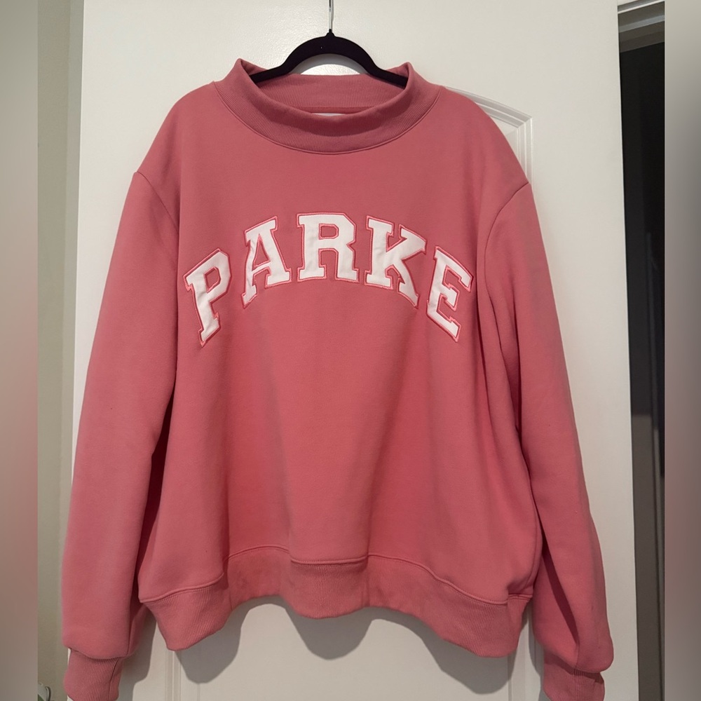 Parke Bubblegum Pink Valentines Mockneck